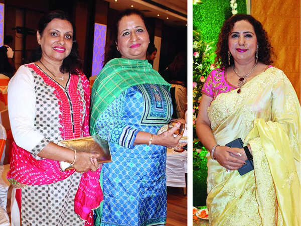 (L) Divya and Kiran (R) Pooja Madhok