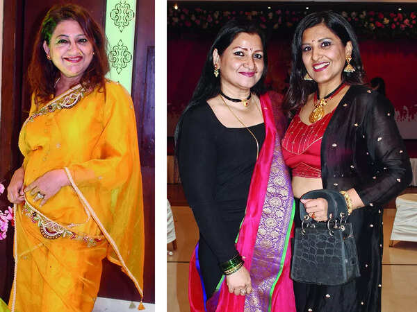 (L) Reena Peshwani (R) Sonal and Nancy