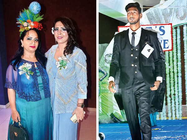 (L) Rashika and Vanisha (R) Utkarsh Singh