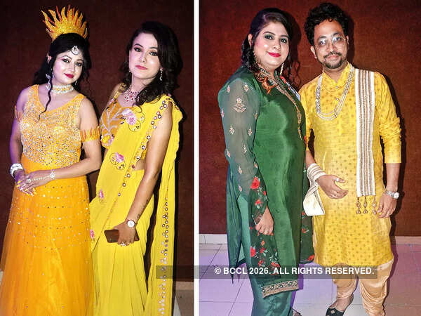 (L) Shivangi and Nehal (R) Swati Chopra and Vivek Tiwari