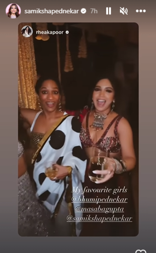 Bhumi Pednekar dances with Masaba Gupta at her Diwali party, Rhea ...