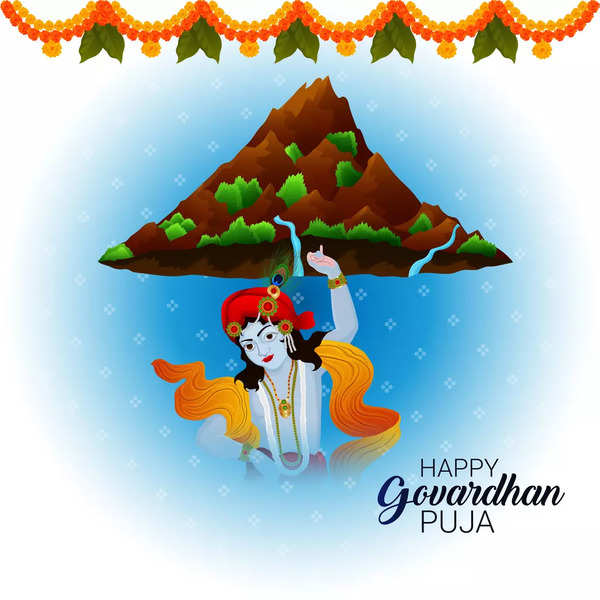 Govardhan Puja Good Morning Images