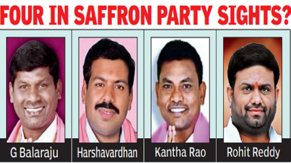 BJP tried to poach four TRS legislators, claim T police