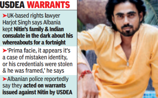 ‘Mistaken identity’ lands Lucknow bizman in Albania jail on US drug agency warrant