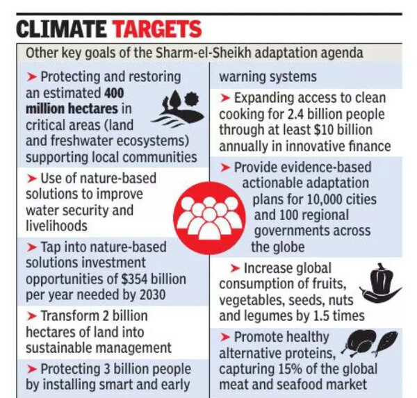 Sharm el-Sheikh adaptation agenda eyes up $300 billion funding, move to ...