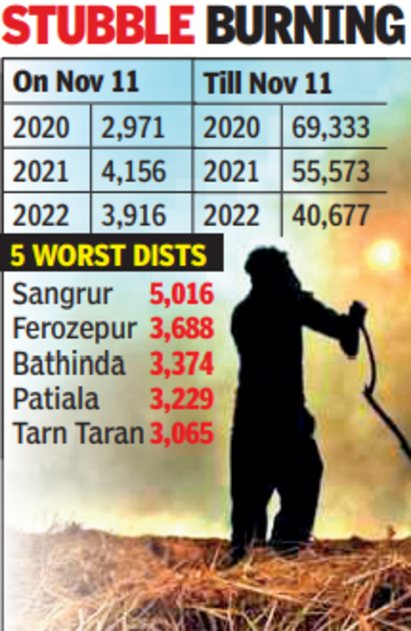 Punjab: Punjab Reports Highest Field Fires This Season, Count Races ...