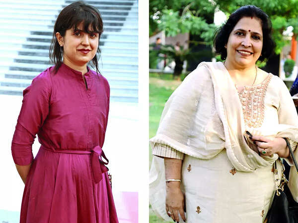 (L) Sanjam (R) Vanita Yadav