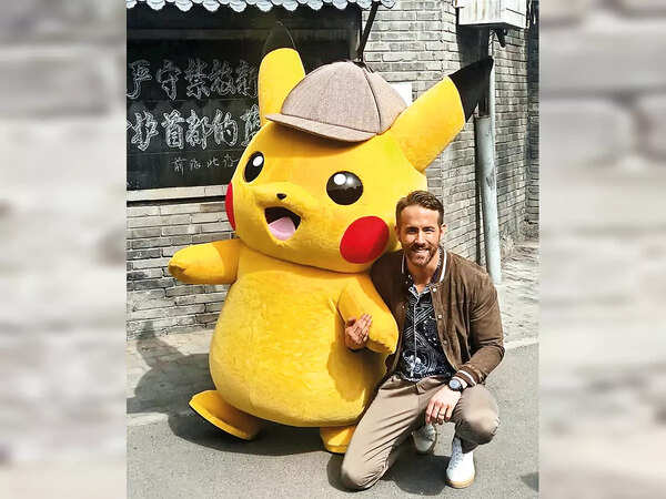 Ryan Reynolds lent his voice to Pikachu in the movie Detective Pikachu