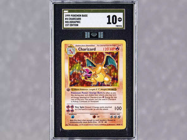 This Charizard card was sold for $369,000 (Rs 2.97 cr) in December 2020