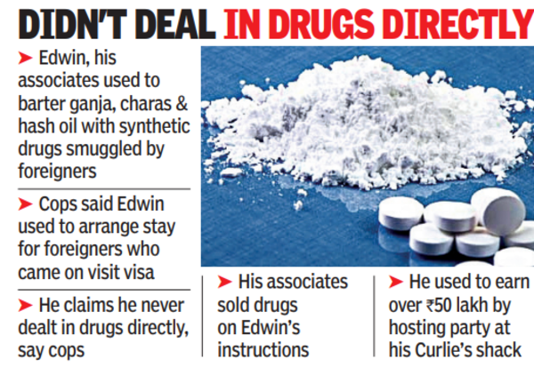 Edwin bartered narcotics with Russians, Europeans