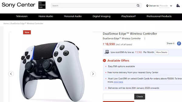 PlayStation DualSense Edge Wireless Controller,  price tracker /  tracking,  price history charts,  price watches,  price  drop alerts