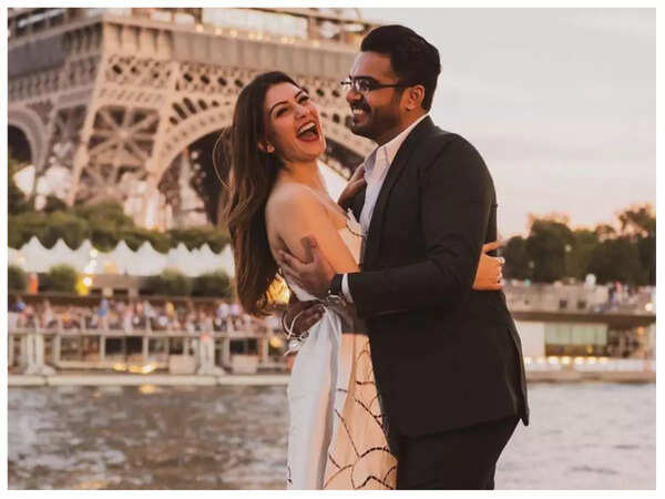 Hansika with Sohael Khaturiya