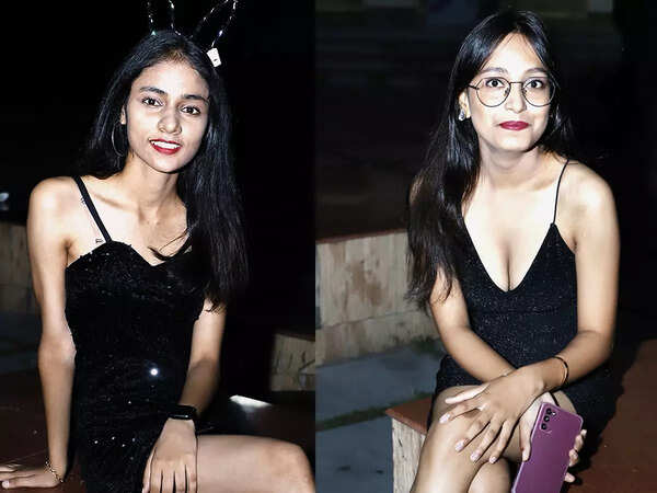 (L) Kimi Pandey (R) Soumya