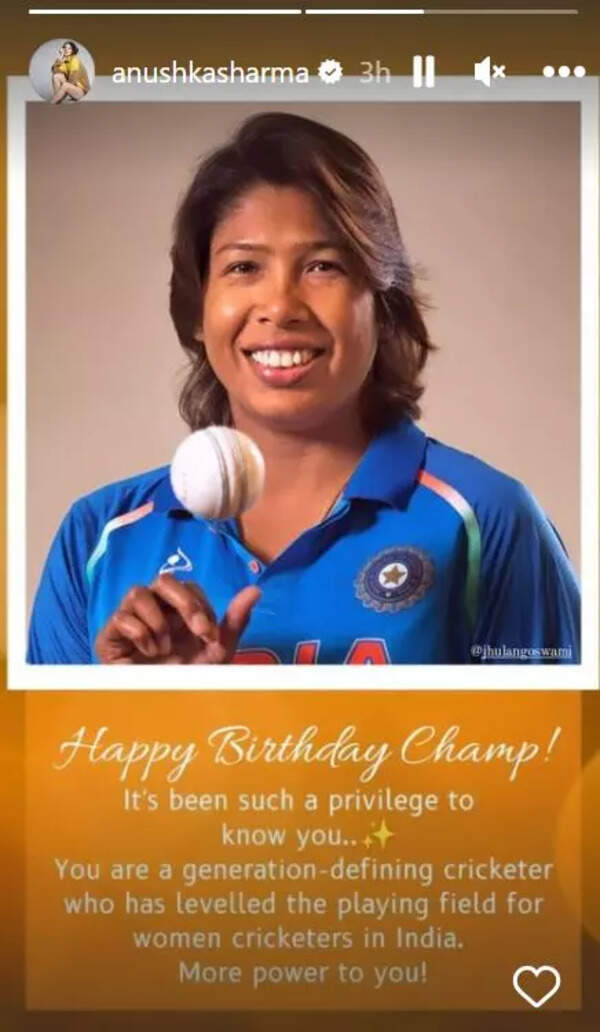 Jhulan Anushka wish