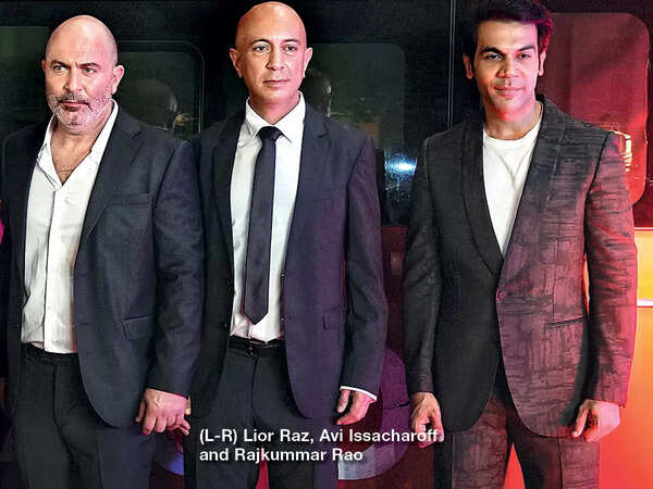 From L-R: Lior Raz, Avi Issacharoff and Rajkummar Rao