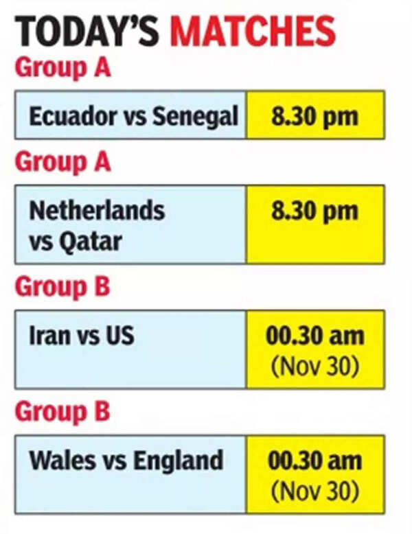 Qatar FIFA World Cup Day 2, FIFA World Cup 2022 Updates