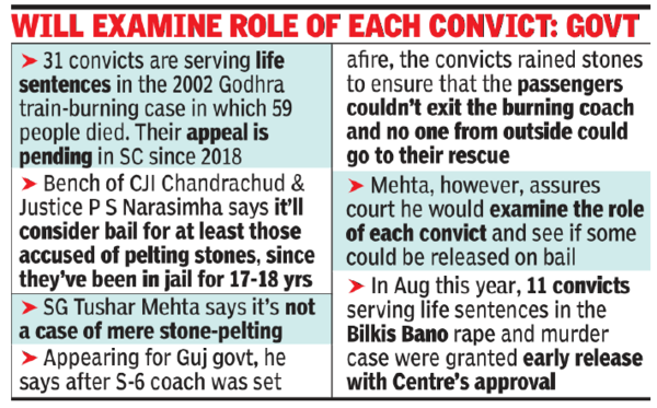 No lenient view on bail to Godhra convicts: Gujarat govt | India News