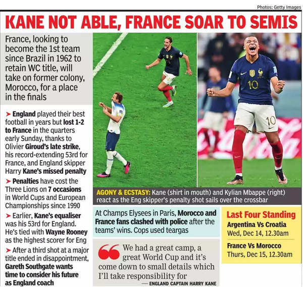 FIFA World Cup 2022 Young England catch the eye Football News Times of India