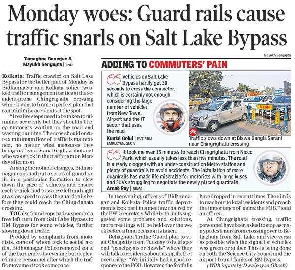 ‘Broken pavements forcing pedestrians onto Bypass’