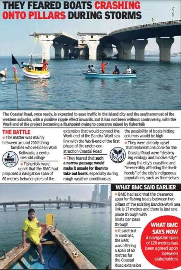 Worli fisherfolk win pier fight with BMC, span to be 120 metres