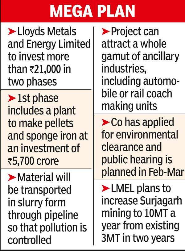 Lmel: Lmel Says G’chiroli Can Be Jamshedpur Of Maha | - Times of India
