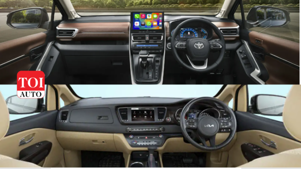 Interior Innova Hycross vs Kia Carnival.