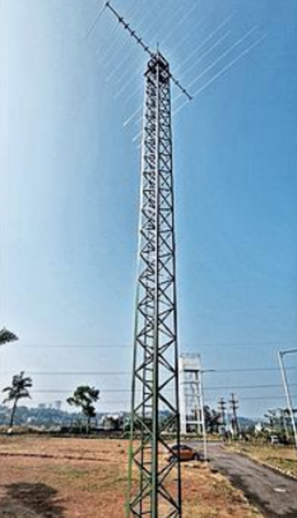 In A First, Mlurean Installs Unique Yagi Antenna For Ham Radio Mangaluru News pic