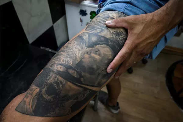 Messi Realstic Tattoo