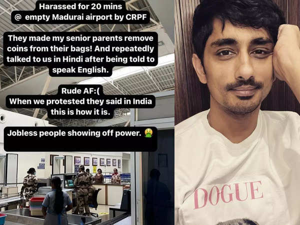 Siddharth makes a controversial statement on social media; says ...