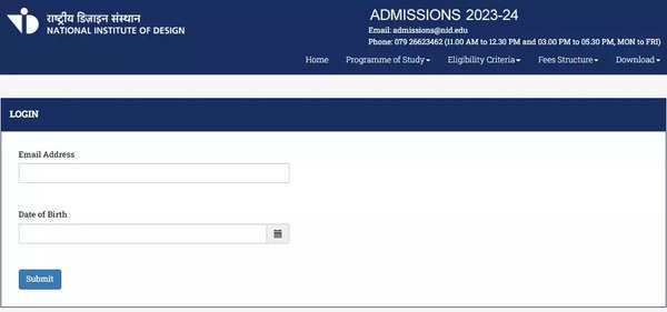 NID DAT Admit Card 2023 for prelims exam released on admissions.nid.edu ...