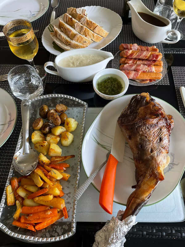duck roast at a kolkata house party (1)
