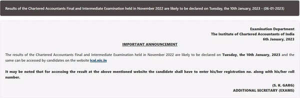 ICAI CA Result