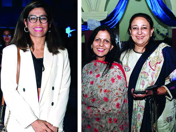 (L) Surabhi Modi (R) Ambika Tiwari and Pratima Anand