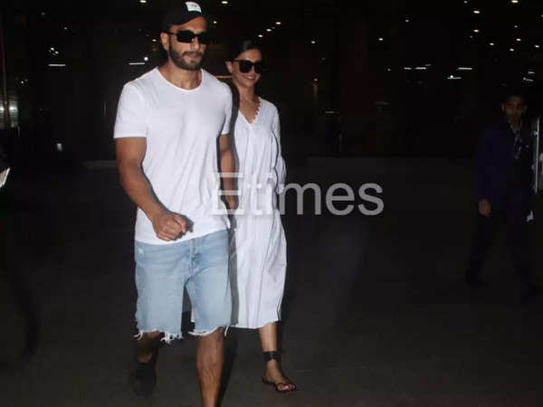 Deepika Padukone and Ranveer Singh serve couple goals at an event in the  city