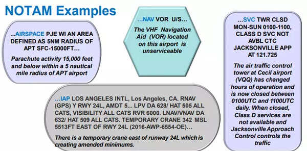 Explained: What is NOTAM and why its failure led grounding of thousands of US flights - Times of India