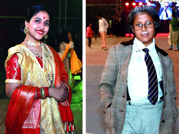 (L) Prabhati as Paro (R) Midhisha Banerjee as Virus from 3 Idiots