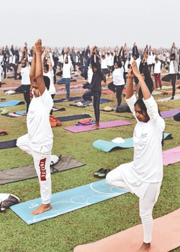 Yogathon'un rekorlar kırması için çalışmalar yapılıyor