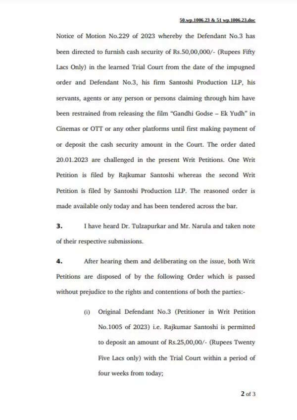 HC order 2