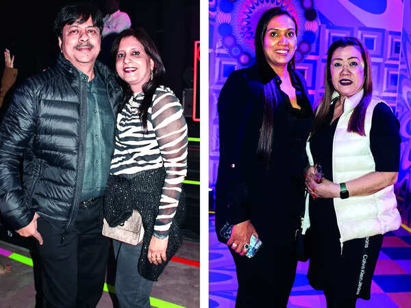 (L) Manoj and Rashmi (R) Neetu Singh and Christine