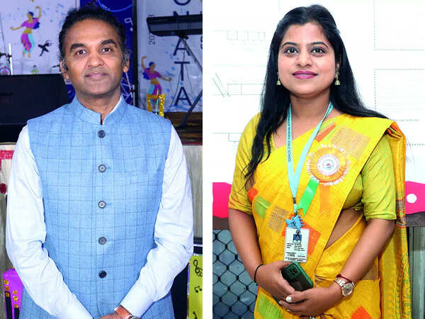 (L) Dr Bhartendu Agarwal (R) Ruby