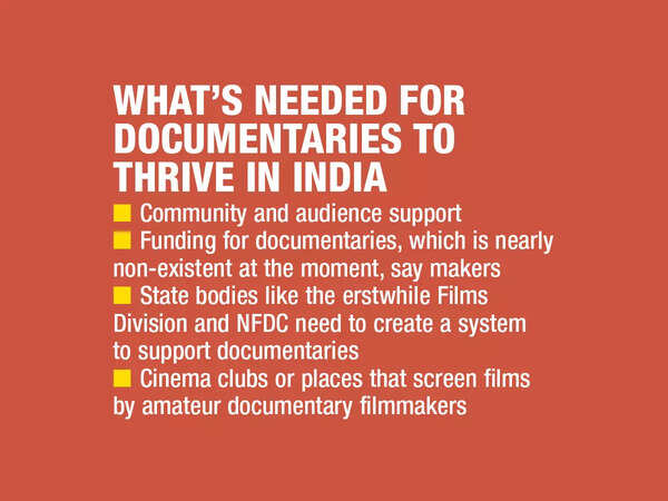 What's needed for documentaries