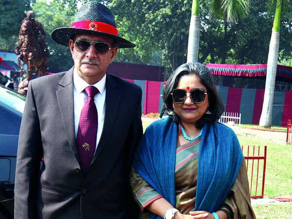 Maj Gen Alok Kacker and Monika Kacker