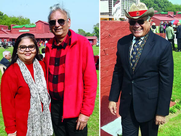 (L) Meenakshi and Ajay Jain (R) Rajnish Chopra