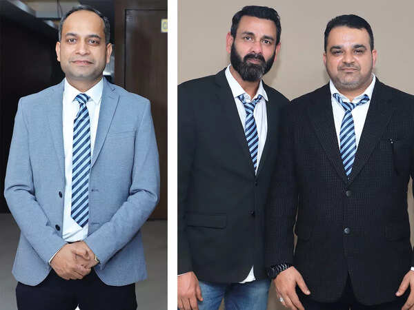 (L) Abhay Verma (R) Abhineet and Sameer