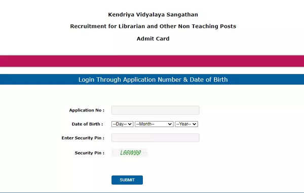 Kvs Admit Card 2023 Released For Tgt Pgt And Hindi Translator Posts At