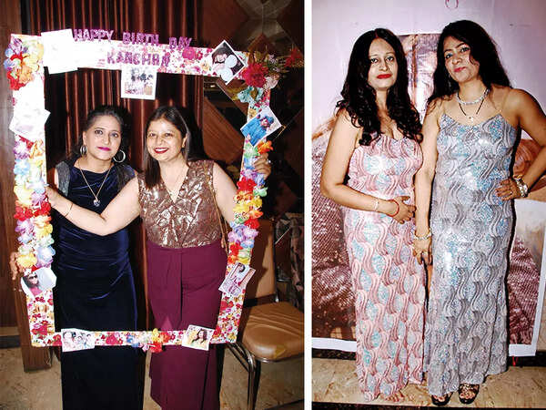 (L) Meenakshi and Monika (R) Mohit and Poonam