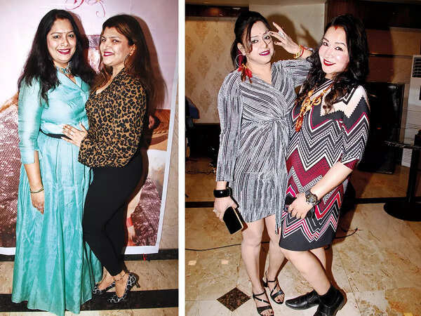 (L) Naina and Kamya (R) Pooja and Karishma