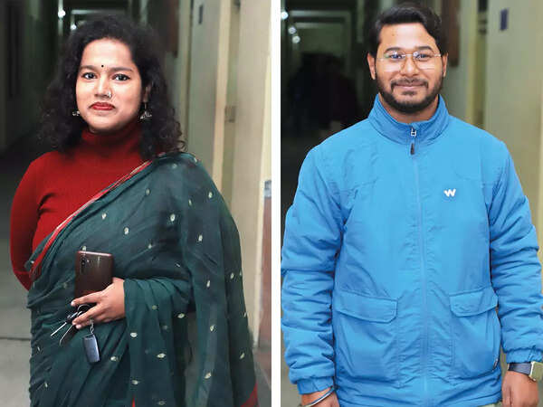 (L) Snighdha (R) Tushar Sahai