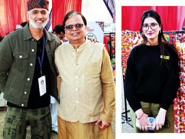 (L) Bhupesh Rai and Anupam Mittal (R) Nandza Yadav