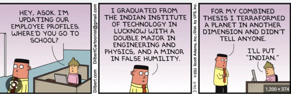 Dilbert creator Scott Adams, who introduced Asok the IIT-ian to America, is  canned after a racist tirade - Times of India
